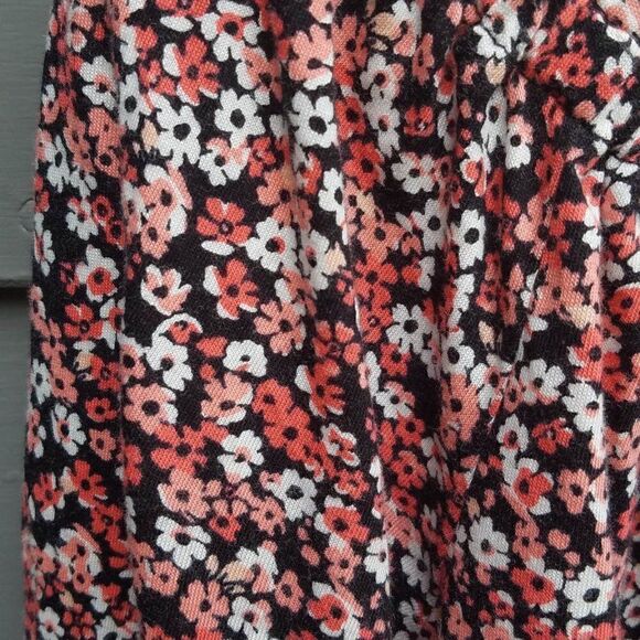 Michael Kors Floral Off the Shoulder Boho Peasant Top size Large - Picture 9 of 10